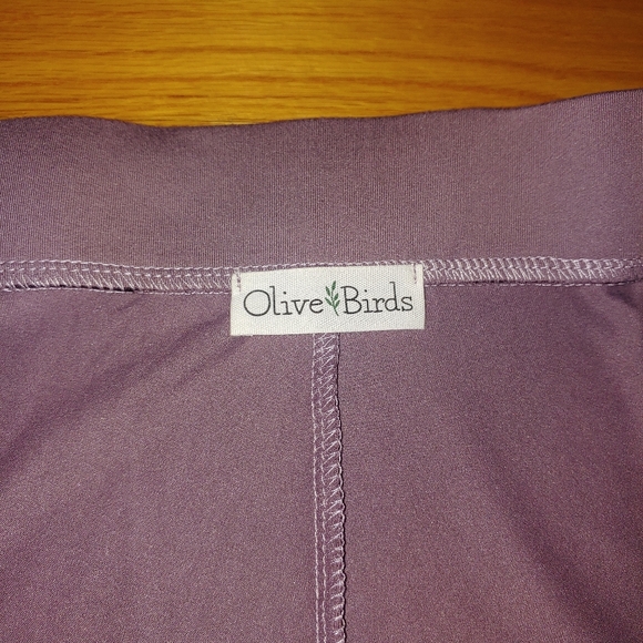 Fig Lavender Buttery Soft Pajamas Pants Drawstring Waist Lounge Wide Leg 2XL - Picture 9 of 11